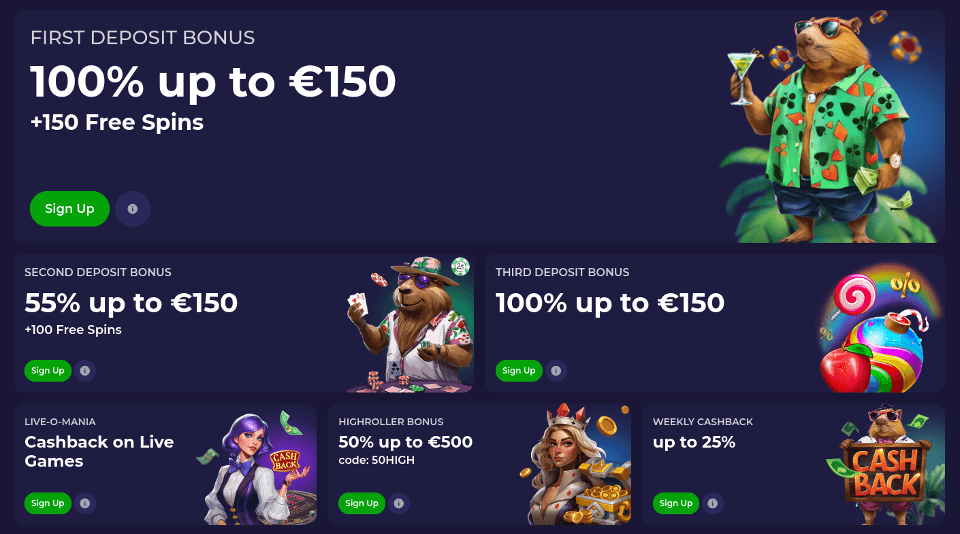 Lazybar Casino bonuses